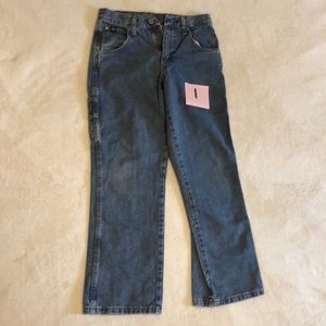 Lot of 3 Boys Wrangler 20X Carpenter Jeans